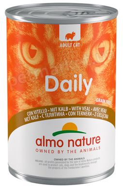 Almo Nature Daily Телятина - вологий корм для кішок, 400 г Petmarket