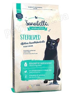 Sanabelle STERILIZED - беззерновой корм для стерилизованных кошек и кастрированных котов - 10 кг % Petmarket
