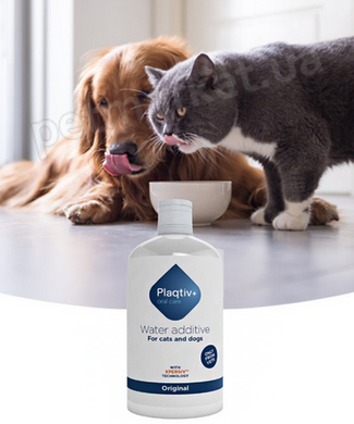 Orozyme Plaqtiv+ Water Additive - Добавка к воде для уменьшения зубного налета и зубного камня у собак и кошек (концентрат) Petmarket