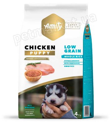 Amity Super Premium Puppy корм щенков всех пород (курица) - 14 кг Petmarket