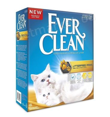 Ever Clean LITTERFREE PAWS - Чисті лапки - комкуючий наповнювач для котячого туалету - 10 л Petmarket