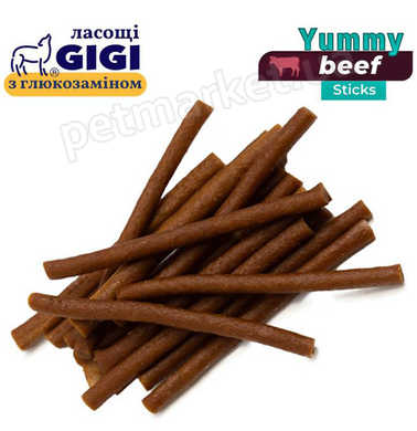 GiGi Yummy Beef Sticks - Аппетитные палочки из говядины - лакомство для суставов собак Petmarket