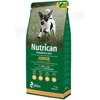 Nutrican JUNIOR - корм для цуценят всіх порід - 15 кг % Petmarket