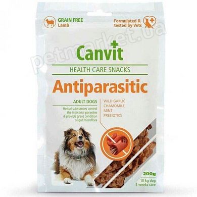 Canvit ANTIPARASITIC - Антипаразитик - лакомство для здоровья ЖКТ собак Petmarket