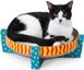 Petstages Scratch Snuggle and Rest Tan - картонна дряпка та лежанка для котів