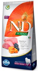 N&D Pumpkin Adult Maxi Giant Lamb & Blueberry беззерновий корм для собак гігантських порід (ягня/чорниця) - 12 кг Petmarket