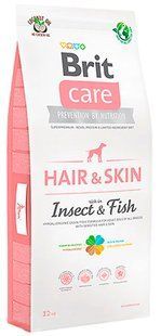 Brit Care Hair & Skin Комахи/риба - корм для здорової шкіри та шерсті собак - 12 кг Petmarket