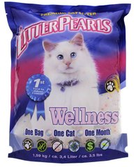 Litter Pearls WELLNESS - кварцевый наполнитель для кошачьего туалета - 3,4 л Petmarket