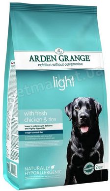 Arden Grange ADULT DOG Light - корм для собак з надмірною вагою - 12 кг % Petmarket