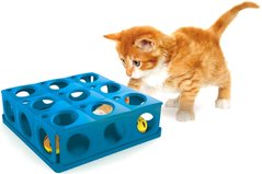 Georplast Tricky интерактивная игрушка для кошек (2 мячика) - 25x25x9 см Petmarket
