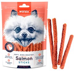 Wanpy Salmon Sticks - Палички з лососем - ласощі для собак Petmarket
