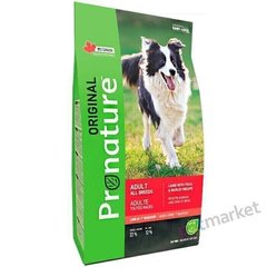 Pronature Original ADULT Lamb Peas & Barley - корм для собак с чувствительным пищеварением (ягненок/горох/ячмень) - 11,3 кг Petmarket