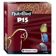 NutriBird P15 Tropical корм с орехами и фруктами для попугаев Petmarket