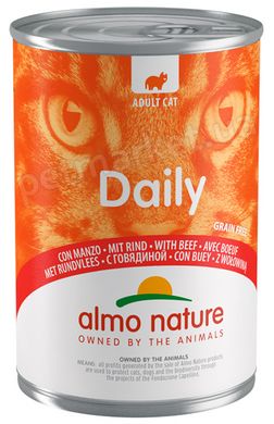 Almo Nature Daily Яловичина - вологий корм для котів, 400 г Petmarket