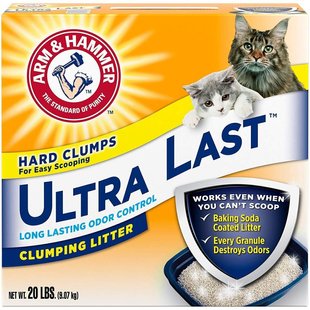 Arm&Hammer ULTRA LAST - комкуючий наповнювач для котячого туалету, ароматизований - 18,14 кг % Petmarket