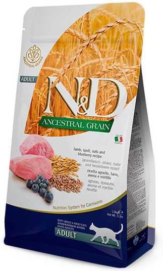N&D Prime Cat Lamb & Blueberry низкозерновой корм для кошек