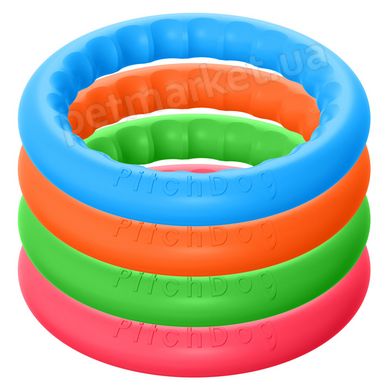 Collar PITCHDOG - ПитчДог - игрушка-кольцо для собак - 28 см, Зеленый Petmarket