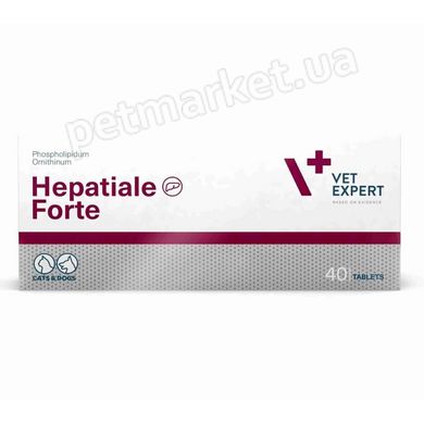 VetExpert HEPATIALE Forte - таблетки для улучшения функций печени собак и кошек Petmarket