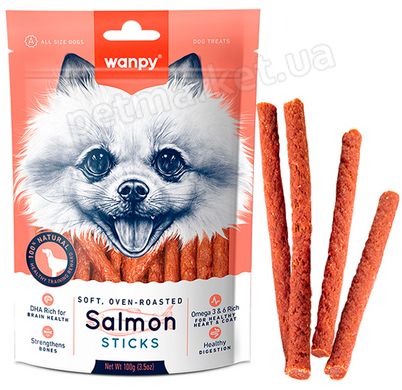 Wanpy Salmon Sticks - Палочки с лососем - лакомство для собак Petmarket