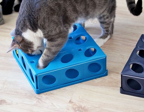Georplast Tricky інтерактивна іграшка для кішок (2 м'ячики) - 25x25x9 см Petmarket