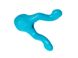 West Paw TIZZI - Тиззи для лакомств - прочная игрушка для собак, 11 см, голубой