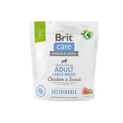 Brit Care Dog Sustainable Large - корм для собак крупных пород (курица/насекомые), 12 кг Petmarket