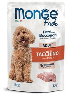 Monge Dog Wet FRESH Adult Turkey &ndash; консервы для собак с индейкой &ndash; 85 г Petmarket