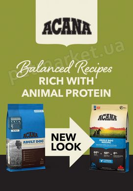 Acana Adult Dog Recipe біологічний корм для собак всіх порід - 11,4 кг Petmarket