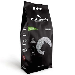 CATMANIA - бентонітовий наповнювач для котячого лотка з ароматом алое вера - 10 л Petmarket