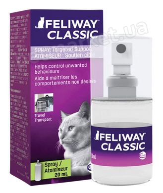 Ceva FELIWAY Spray - успокаивающий спрей для кошек во время стресса - 60 мл Petmarket
