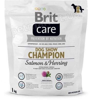 Brit Care DOG SHOW Champion - корм для виставкових собак (лосось/оселедець/рис) - 3 кг Petmarket