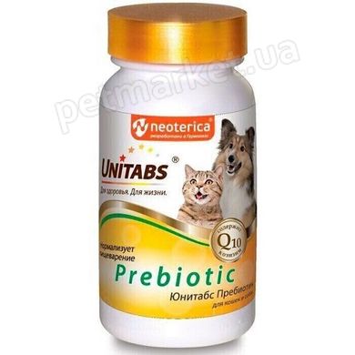 Unitabs PREBIOTIC - пищевая добавка для улучшения пищеварения собак и кошек (таблетки) Petmarket