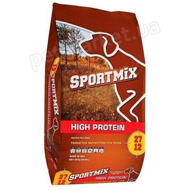 Sportmix HIGH PROTEIN - корм для активних собак - 20 кг Petmarket