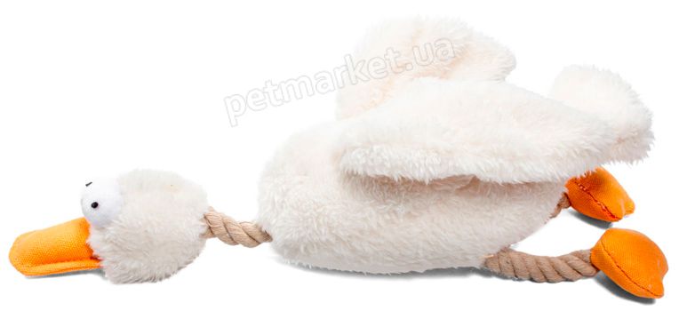 GiGwi Утка с канатами - мягкая игрушка для собак, 36 см Petmarket