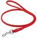 Collar WauDog GLAMOUR - шкіряний круглий поводок для собак - 183 см/10 мм Жовтий Petmarket
