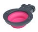 Dexas Kennel Bowl - миска складная с креплением в клетках собак - 240 мл, Розовый