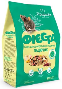 Природа Фієста Пацюк - корм для щурів - 600 г Petmarket