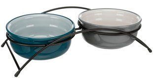 Trixie Bowl Set керамічні миски на підставці для собак та котів - 600 мл х 2 шт. Petmarket