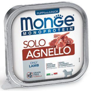 Monge Monoprotein Puppy Solo Lamb - консервы для щенков с ягненком - 150 г Petmarket