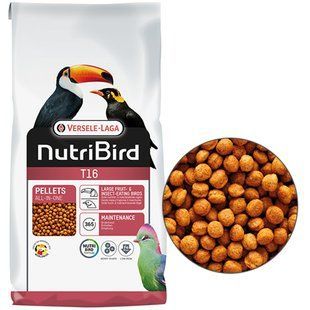 Versele-Laga NutriBird Т16 Original - Верселе-Лага - полнорационный корм для плодоядных и насекомоядных птиц - 10 кг Petmarket