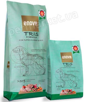 Enova TRIS FORMULA - беззерновий корм для собак всіх порід та вікових груп - 20 кг Petmarket