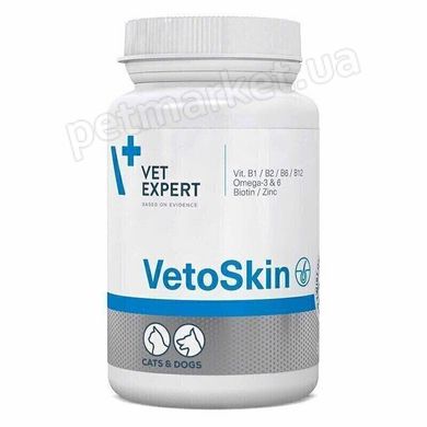 VetExpert VETOSKIN - капсули для собак і кішок з дерматологічними порушеннями - 60 капс. % Petmarket