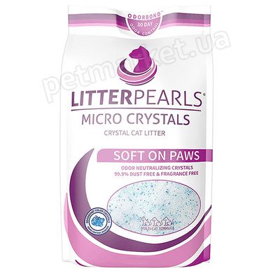 Litter Pearls MICRO CRYSTALS - кварцовий наповнювач для котячого туалету - 10,5 л / 4,76 кг Petmarket
