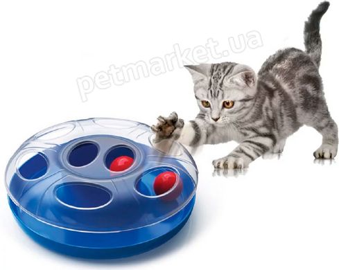 Georplast Ufo интерактивная игрушка для кошек (2 мячика) - 25x8 см Petmarket