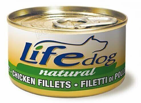 LifeDog CHICKEN FILLETS - консервы для собак (куриное филе) - 90 г Petmarket