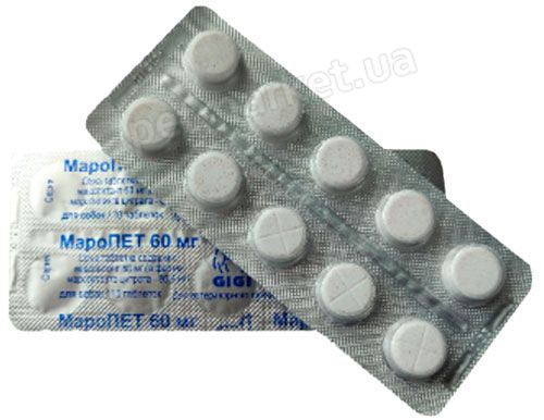 Gigi МароПет 60 мг противорвотное средство для собак - 10 табл % Petmarket