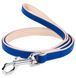 Collar BRILLIANCE - кожаный поводок со стразами для собак (один ряд стразов) - Синий % РАСПРОДАЖА