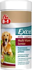 8in1 Excel MULTI VITAMIN Senior - витаминно-минеральный комплекс для стареющих собак Petmarket