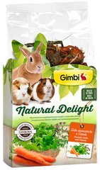 GimBi Natural Delight Ароматные травы/морковь - травяная смесь для грызунов - 100 г Petmarket
