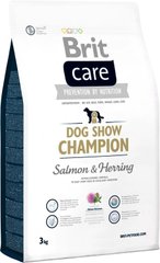 Brit Care DOG SHOW Champion - корм для выставочных собак (лосось/сельдь/рис) - 3 кг Petmarket